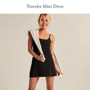 Abercrombie Traveler Mini Dress Black Size L